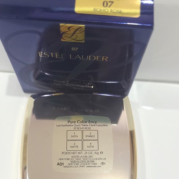 SALE! ✅ Estée Lauder BOHO ROSE (07) Pure Color Envy Luxe EyeShadow Quad ✨ BNIB - Picture 6 of 6